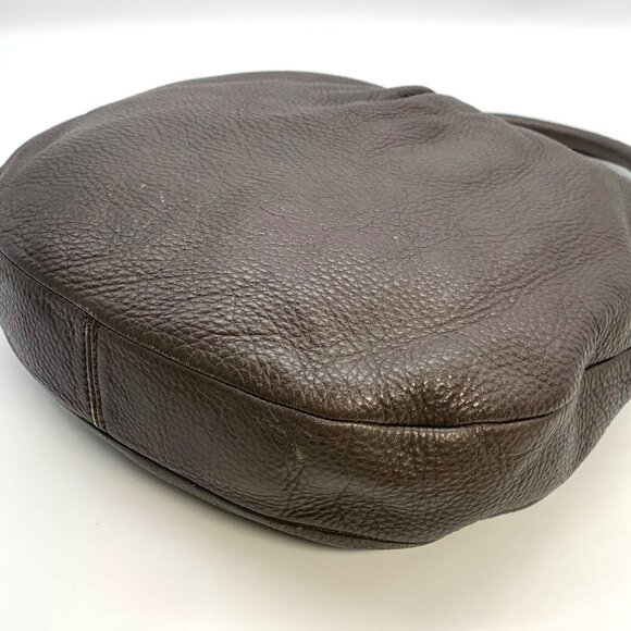 Marc Jacobs Grey Pebbled Leather Classic Q Hillier Hobo Bag - Picture 8 of 12